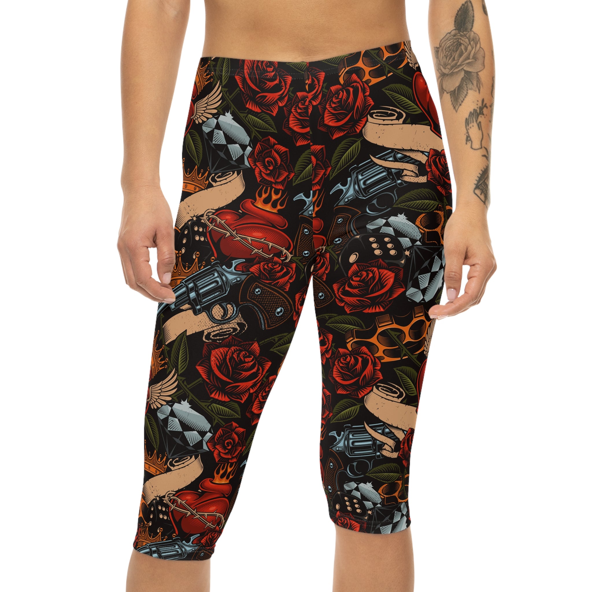Dressed To Thrill Capri Leggings